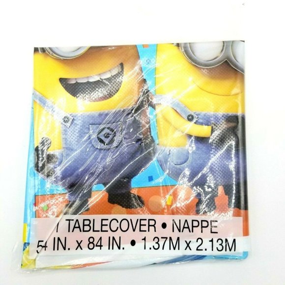 Despicable Me Minions Birthday Party Decorations Hats Tablecloth Banner NEW - Picture 3 of 4